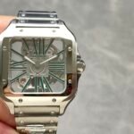 Cartier Santos Hollow Steel Band Series