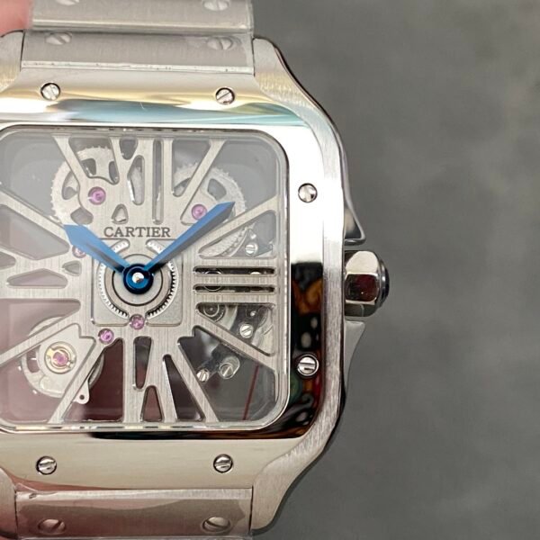 Cartier Santos Hollow Steel Band Series