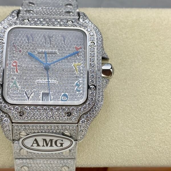 Cartier Santos full diamond