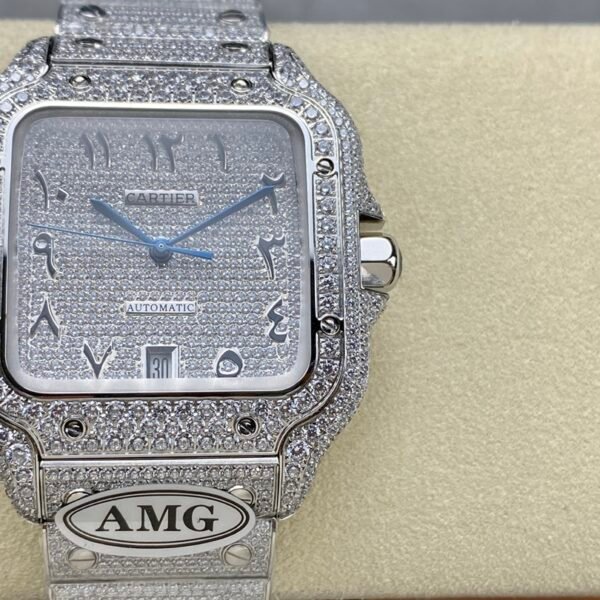 Cartier Santos full diamond