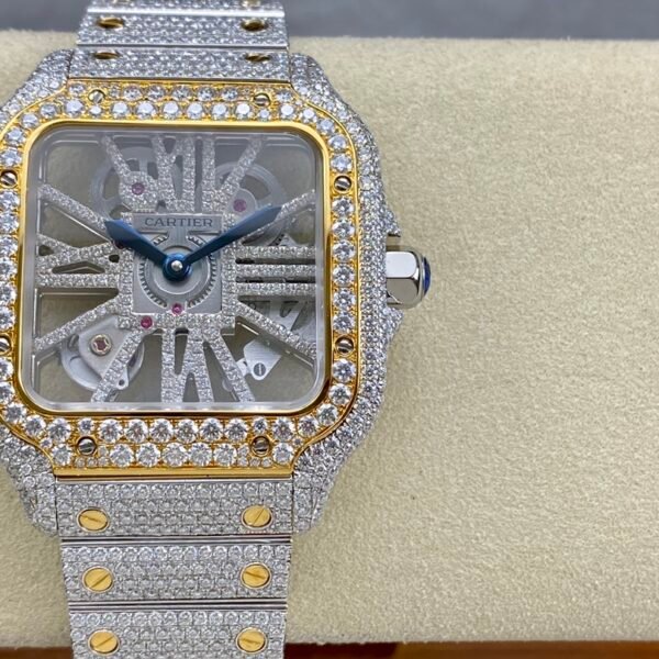 Cartier Santos full diamond